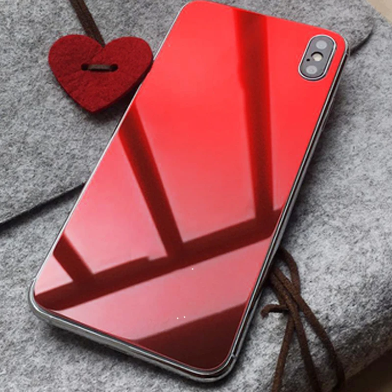 Роскошная цветная задняя пленка для iphone 6s 8 7 plus XS max XR, защитное закаленное стекло на iphone 7 6s 8 x, защитная пленка для экрана