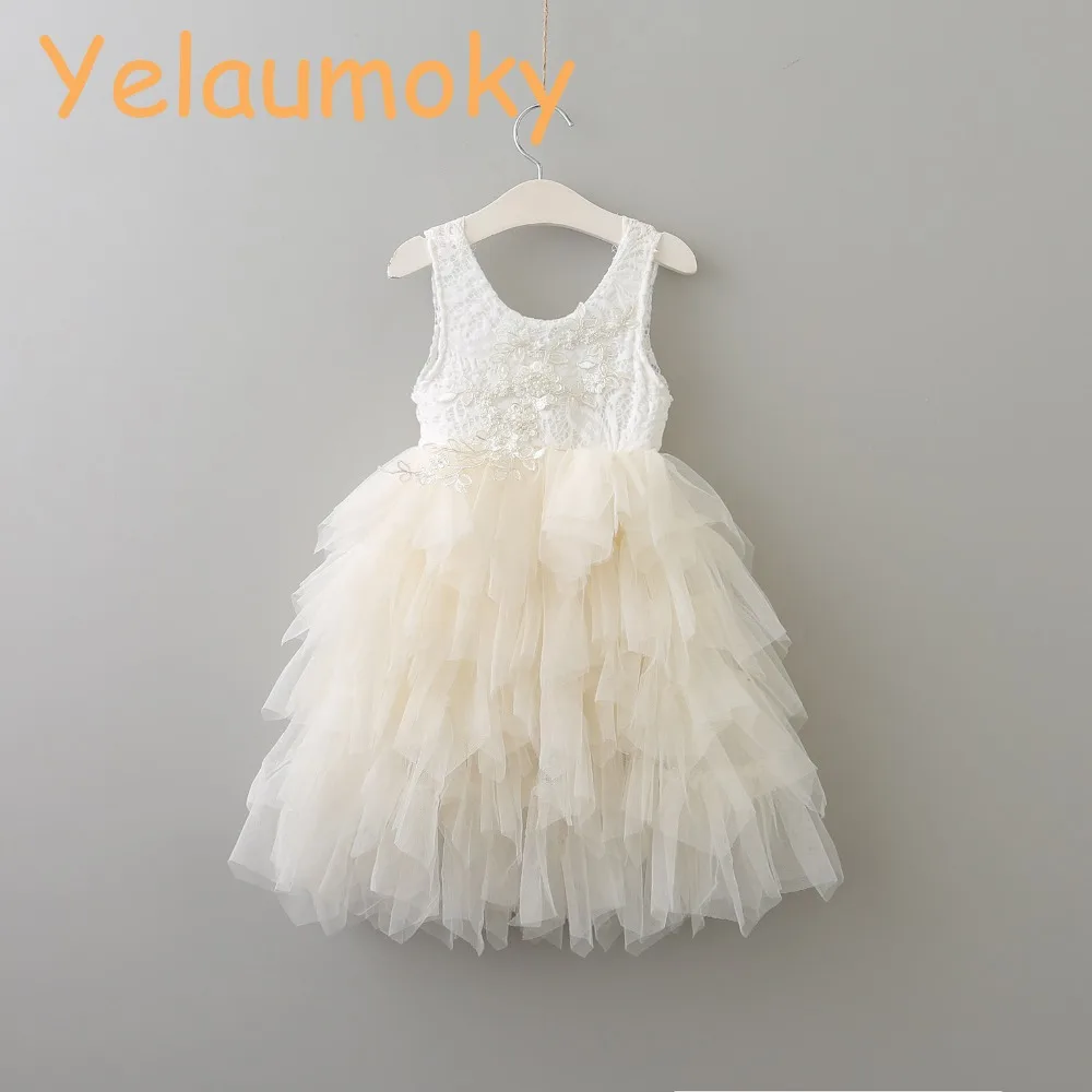 

Летнее кружевное бальное платье принцессы без рукавов, платья tulles, детское эксклюзивное Кружевное платье-пачка для танцев костюмы для мале...