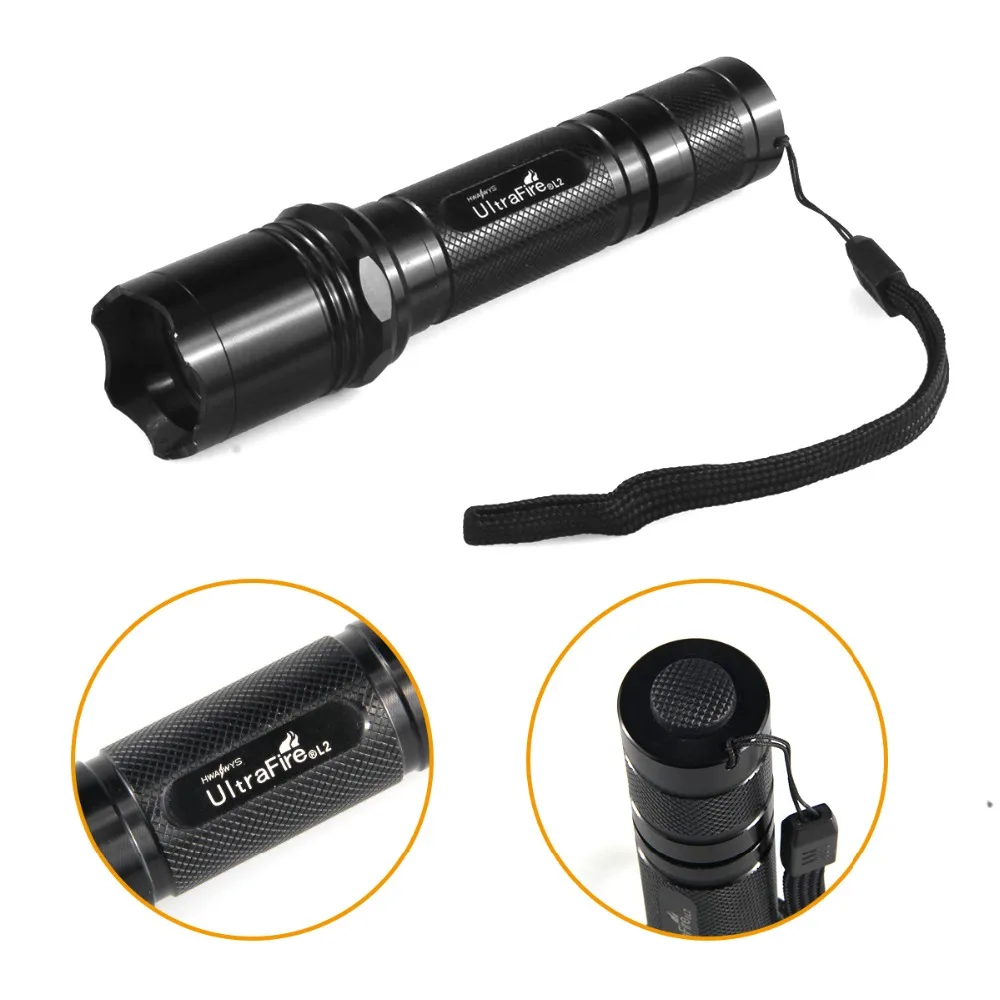 Ultrafire тактический фонарь XM-L2 5 Режим 2000LM фонарь светодиодный фонарик с бликовым покрытием 18650 фонарик luz ручной фонарик