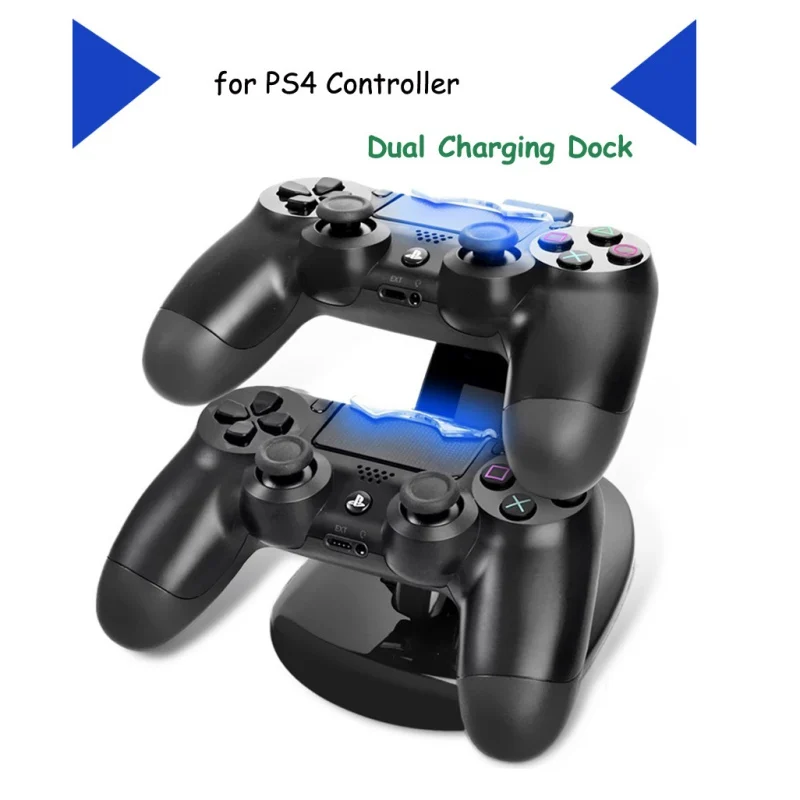 Контроллер геймпада зарядное устройство зарядная станция для PS4 контроллер LED