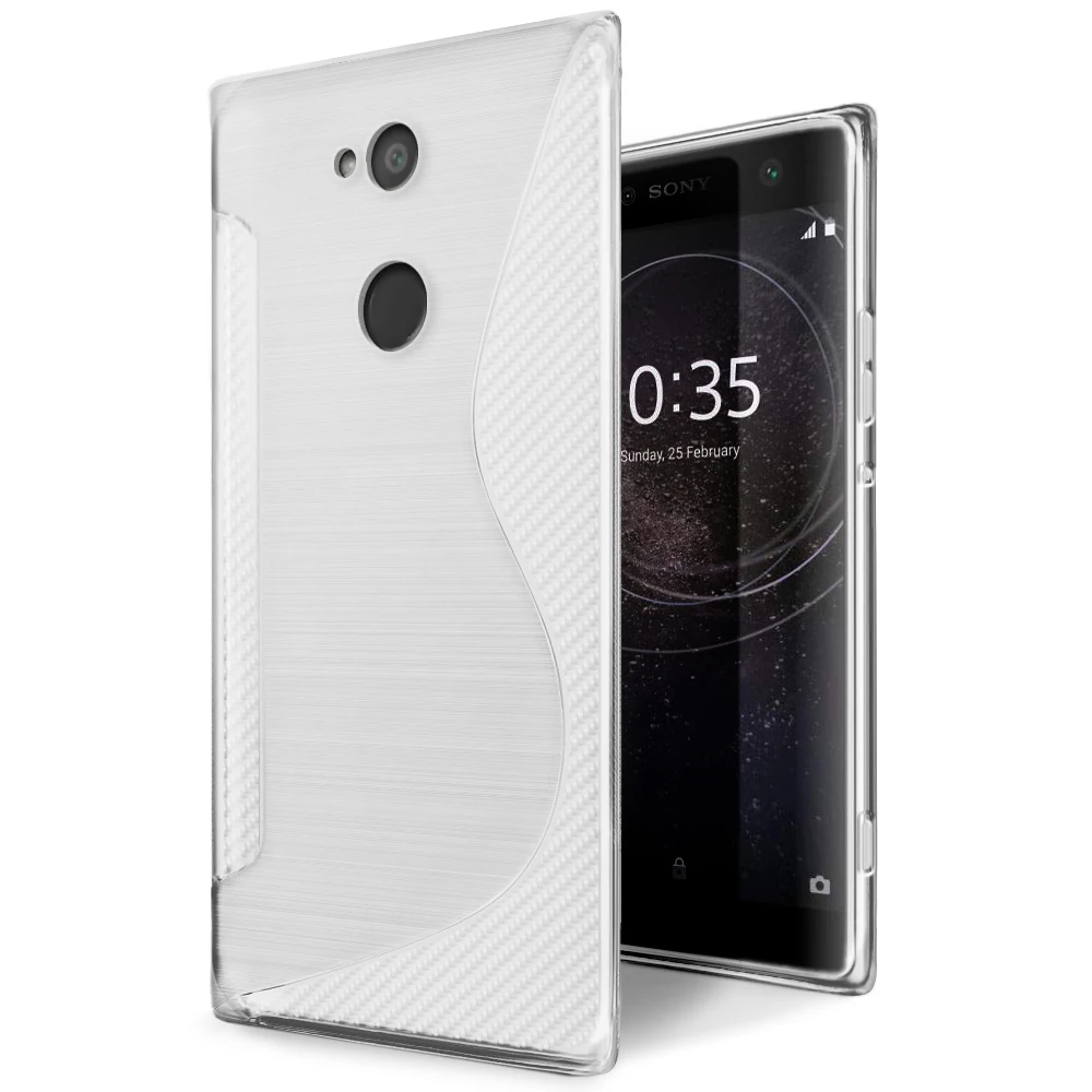 Sleo чехол для sony Xperia XA2 Ультра мягкий силиконовый прозрачный из термополиуретана L2