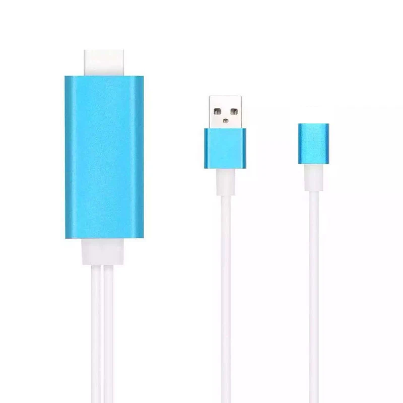 HDMI HD tv адаптер USB кабель 1080P для Apple Air для iPhone X 8 7 7Plus 6 6Plus 6S 6S Plus для iOS11 с HDMI кабелем с эффектом