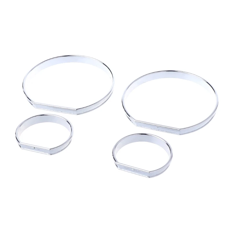 

Chrome Gauge Dash Dial Rings Bezel Trim Speedometer AC M-Tech For BMW E46 M M3
