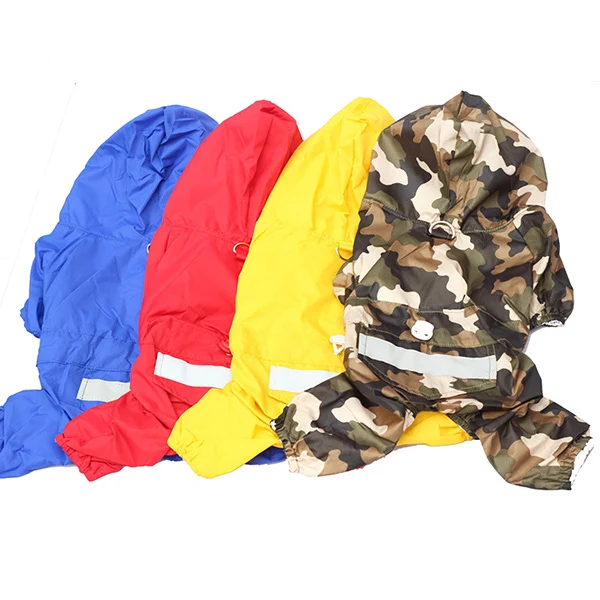 Водонепроницаемый плащ для собак 5 цветов LH8s|puppy raincoat|dog rain coatdog |
