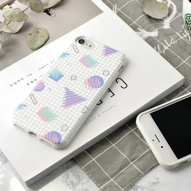 Простой стиль телефон case Для Apple iPhone 7 Plus Case 5.5 &quotматовый Футляр Коке Задняя Крышка