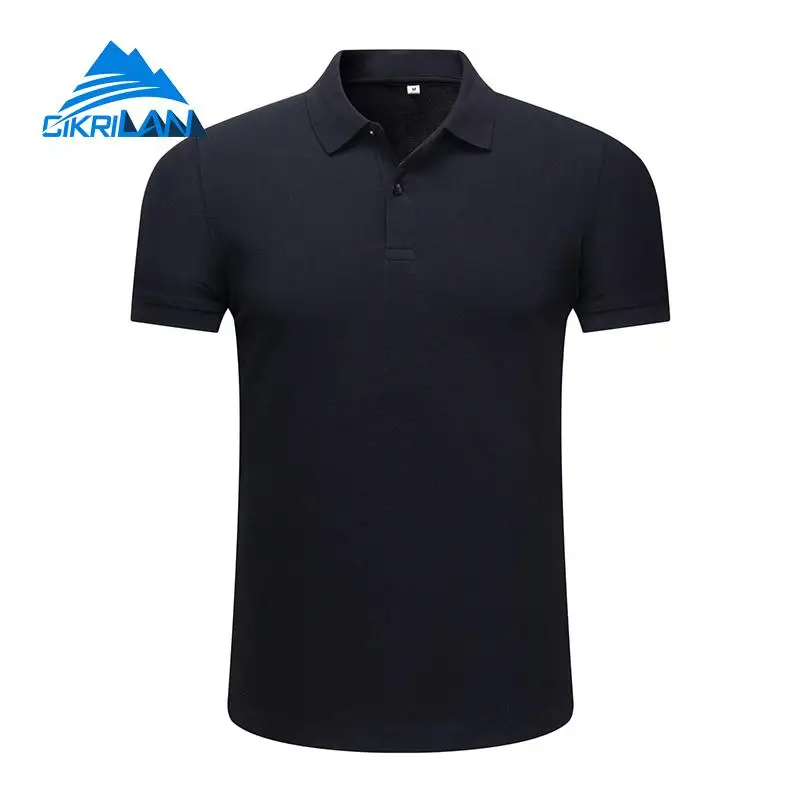 Летние Для мужчин S дышащий Открытый быстросохнущая футболка поло Рыбалка Отдых