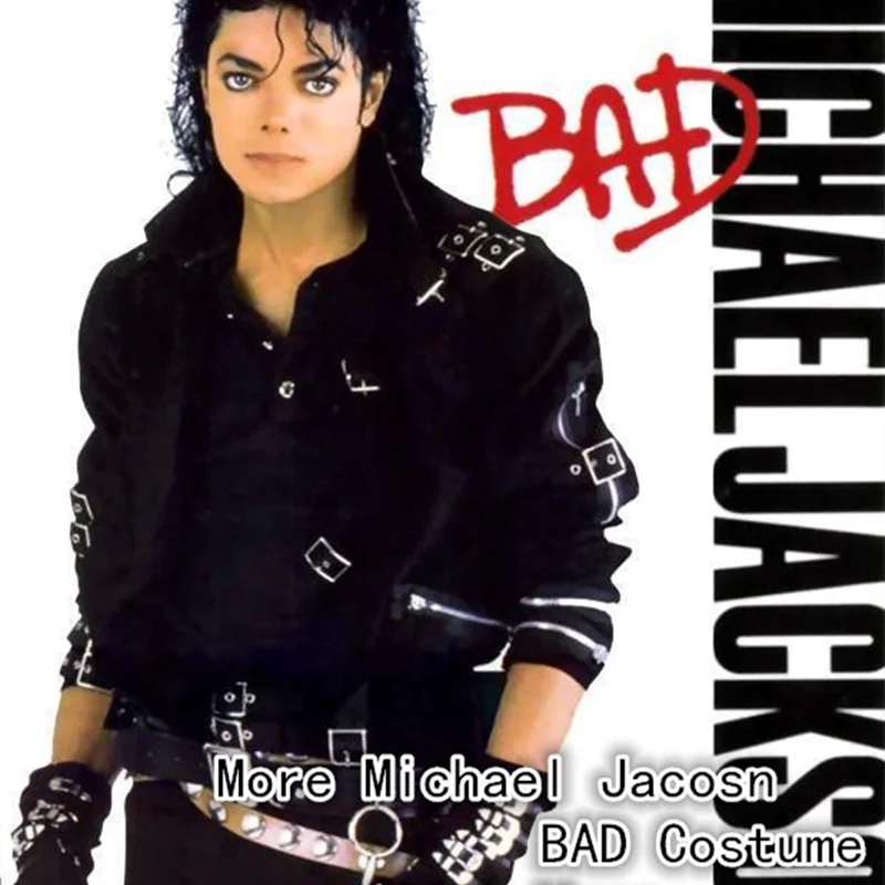 Майкл Джексон MJ профессиональные затейники BAD Брюки Панк Черная Пряжка MATEL американский стиль