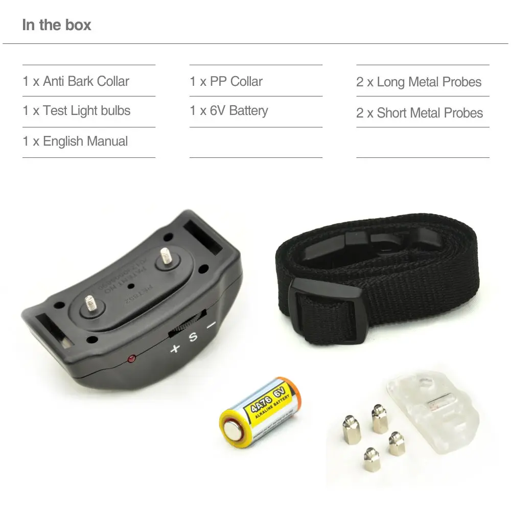 100% Brand Electric Dog Controller Collar Human Design E-Collar No Bark Suitable for Small / Medium Large Dogs | Дом и сад