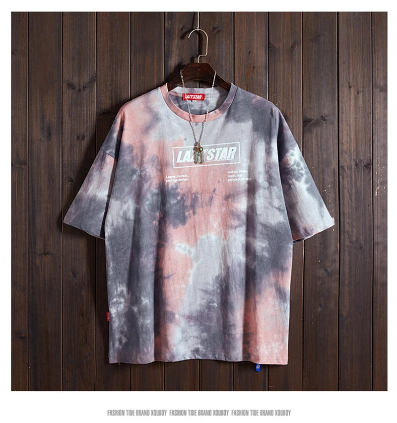 Tie Dye футболка мужская с принтом винтажная психоделическая Ослепительная футболка большого размера хип хоп Уличная Rap Rock Harajuku Ulzzang мужские футболки
