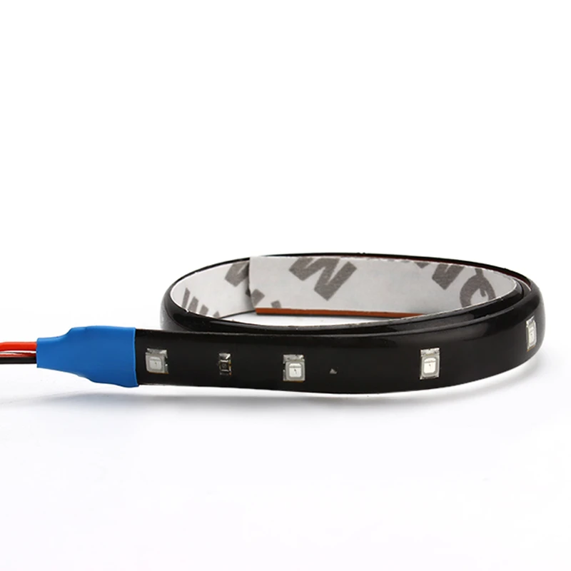 LEEPEE 1 пара 30 см DIY водонепроницаемый гибкий автомобильный светильник 15SMD
