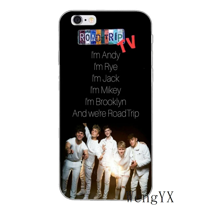 Tup мягкий чехол Roadtrip tv для iPhone XR X XS Max 8 7 6s 6 plus SE 5S 5c 5 iPod Touch - Цвет: Roadtrip-tv-A-01
