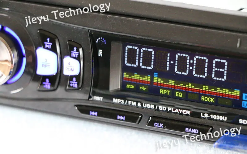 NEW 12V blue ray Car Radio MP3 Audio player with Electronic tuning stereo FM radio USB SD MMC Slot Support MP3/WAM format AUX-IN |