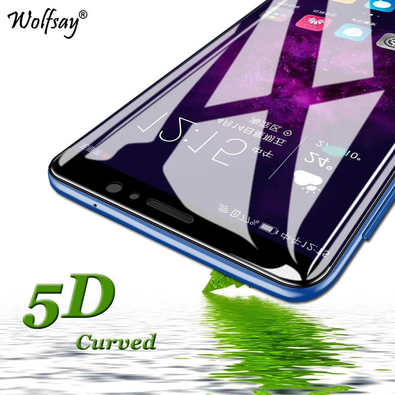 Y 5 2017 5D закаленное стекло с изогнутыми краями Huawei Y5 защита экрана полное клеевое