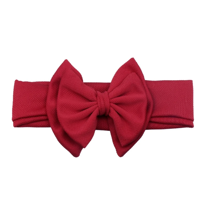 1 PC Fashion Baby Girls Headbands Wide Winter Turban Headband With Big Boutique Bows Hair Accessories Toddler | Детская одежда и