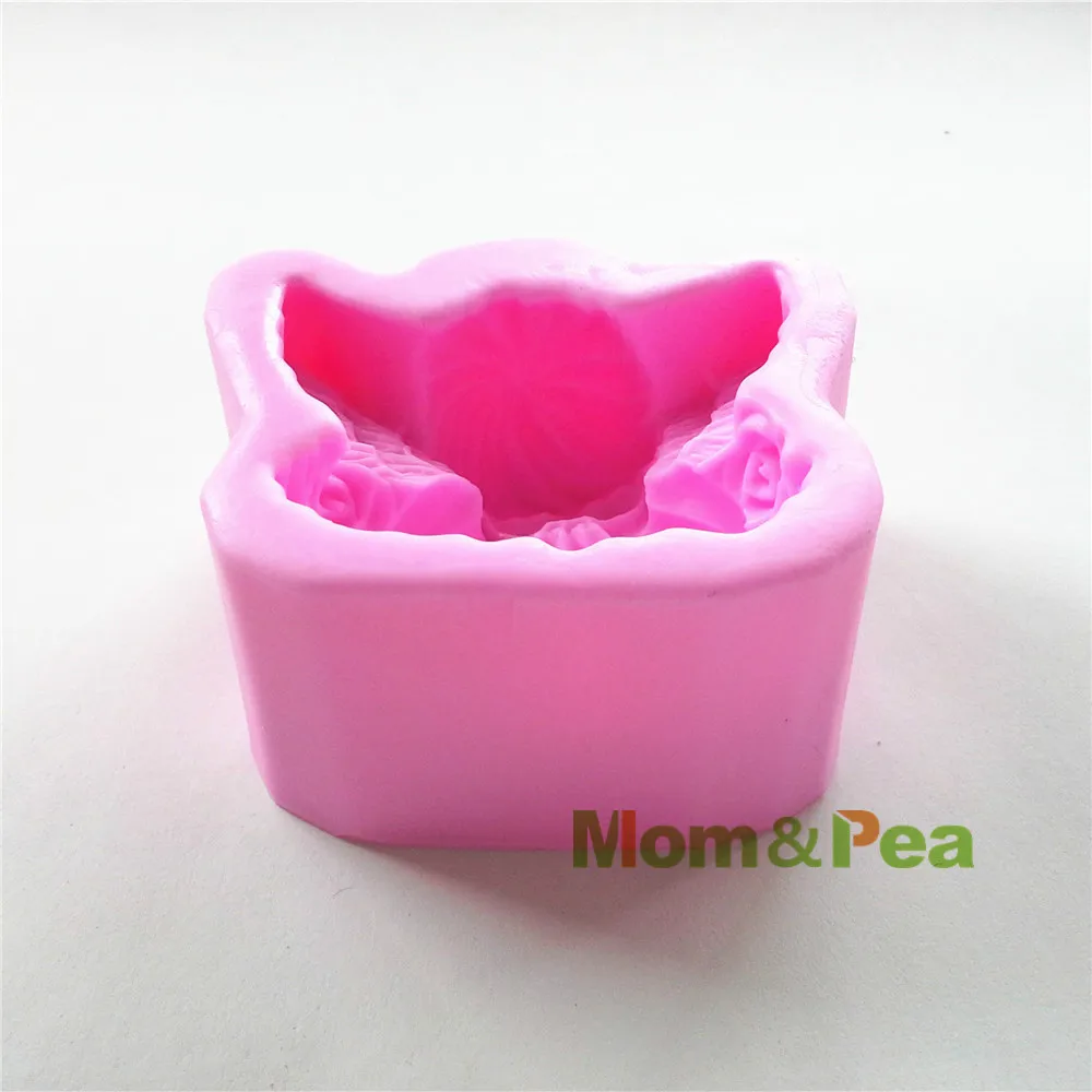 Mom &amp Pea 0525 силиконовая форма для мыла в форме ангела украшение торта помадка 3D