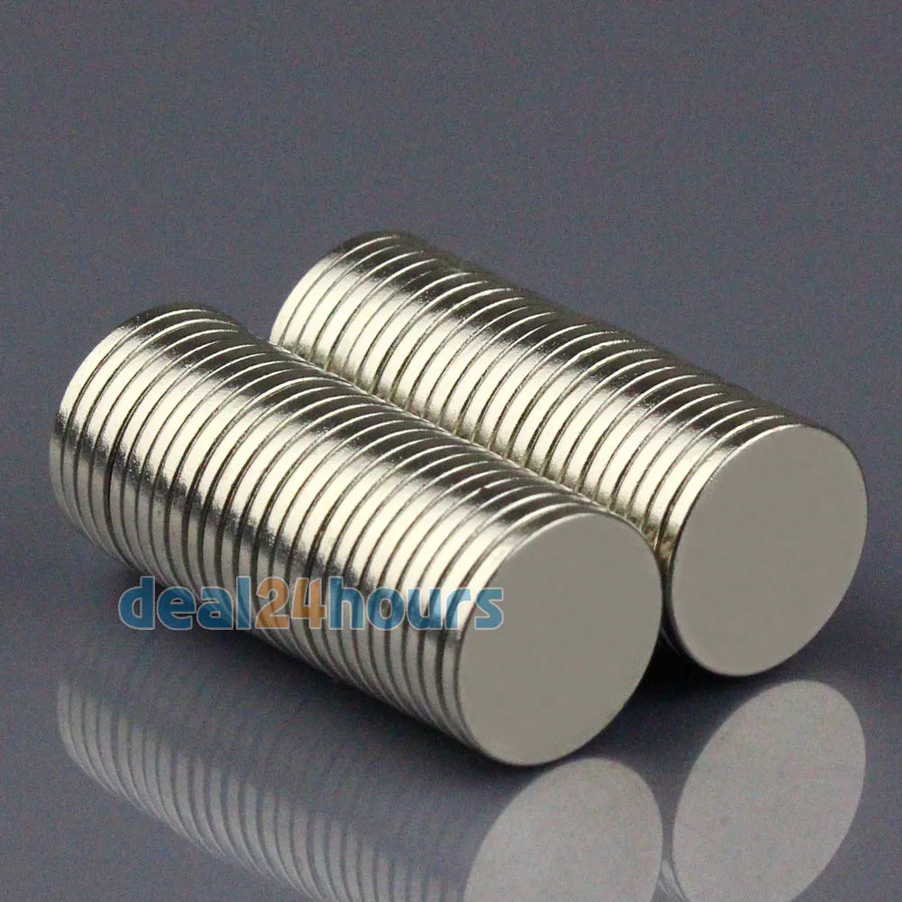 OMO Magnetics 50 шт. N50 Супер Сильные круглые дисковые цилиндрические Магниты