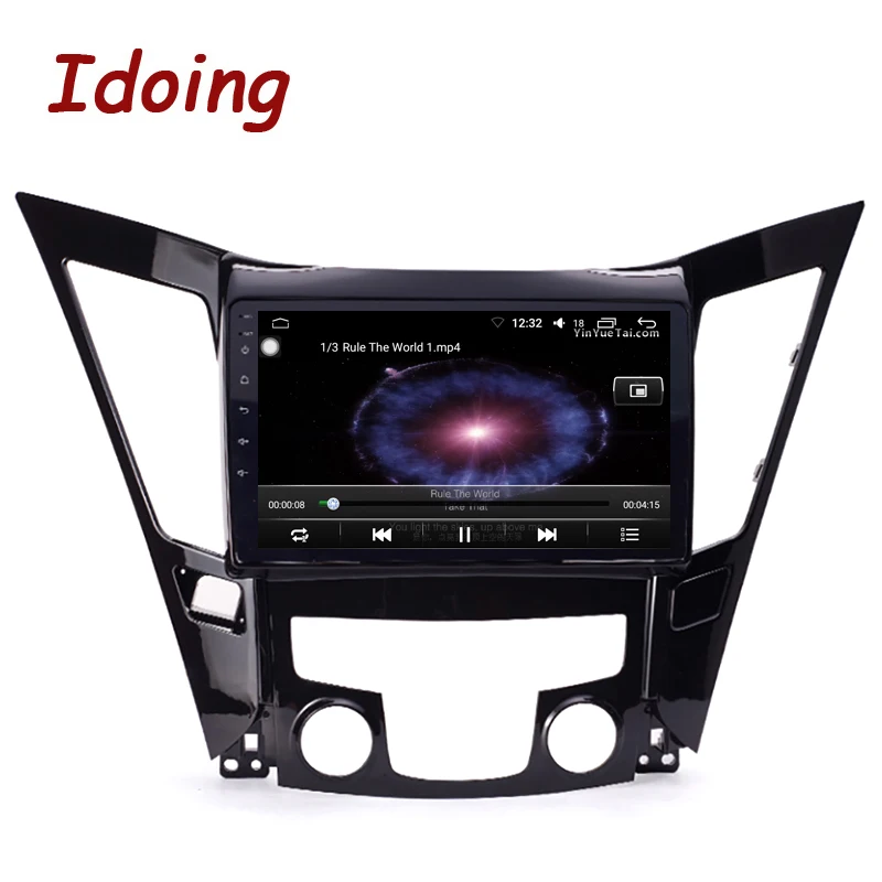 Idoing 10 2 &quot1Din Автомобильный Android 8 0 Радио мультимедийный плеер для Hyundai Sonata 2011-2015 GPS