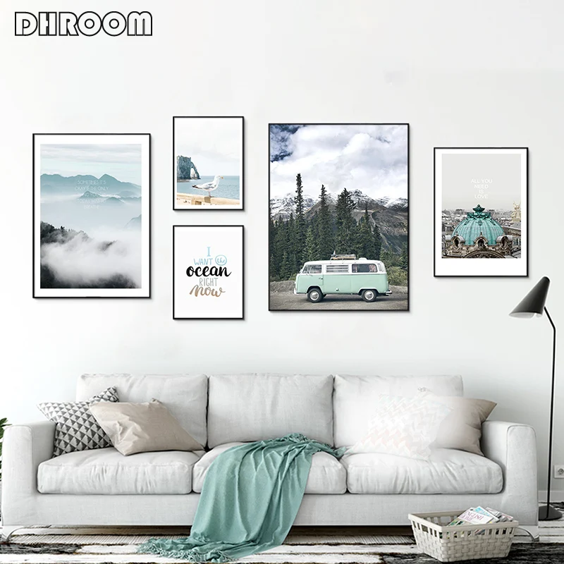 Фон для стен в скандинавском стиле |