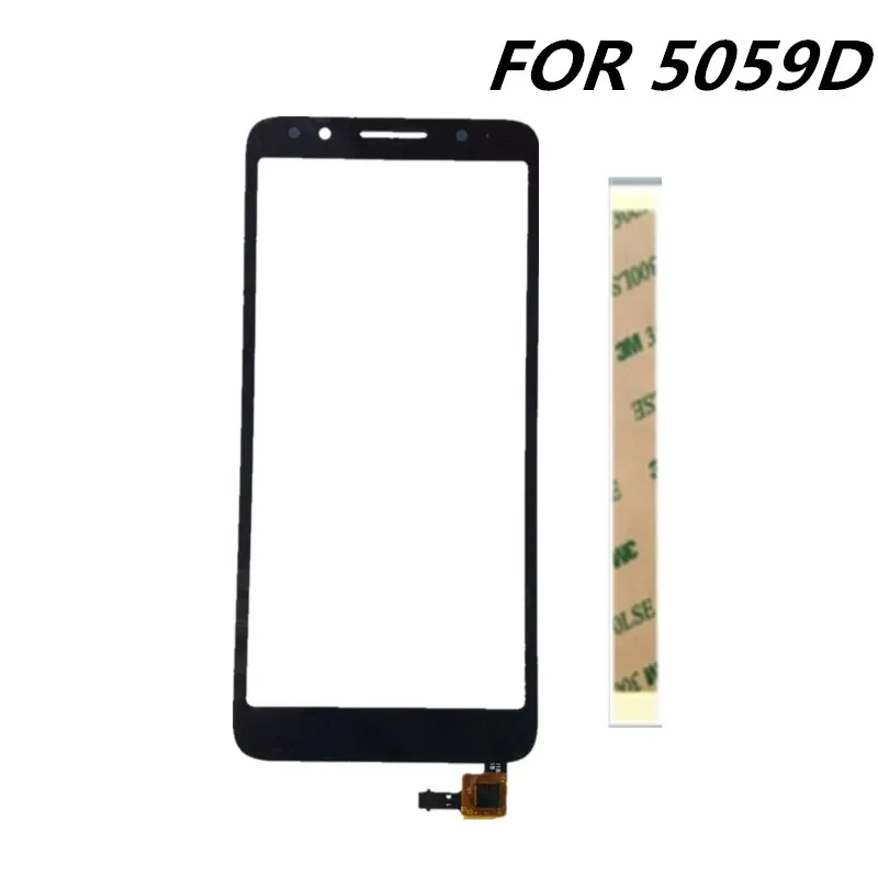 Новинка 5,3 дюймов для Alcatel 1X 5059D 5059 сенсорный экран стекло Сенсорная панель Объектив Стекло Замена для Alcatel 1X 5059D сотовый телефон