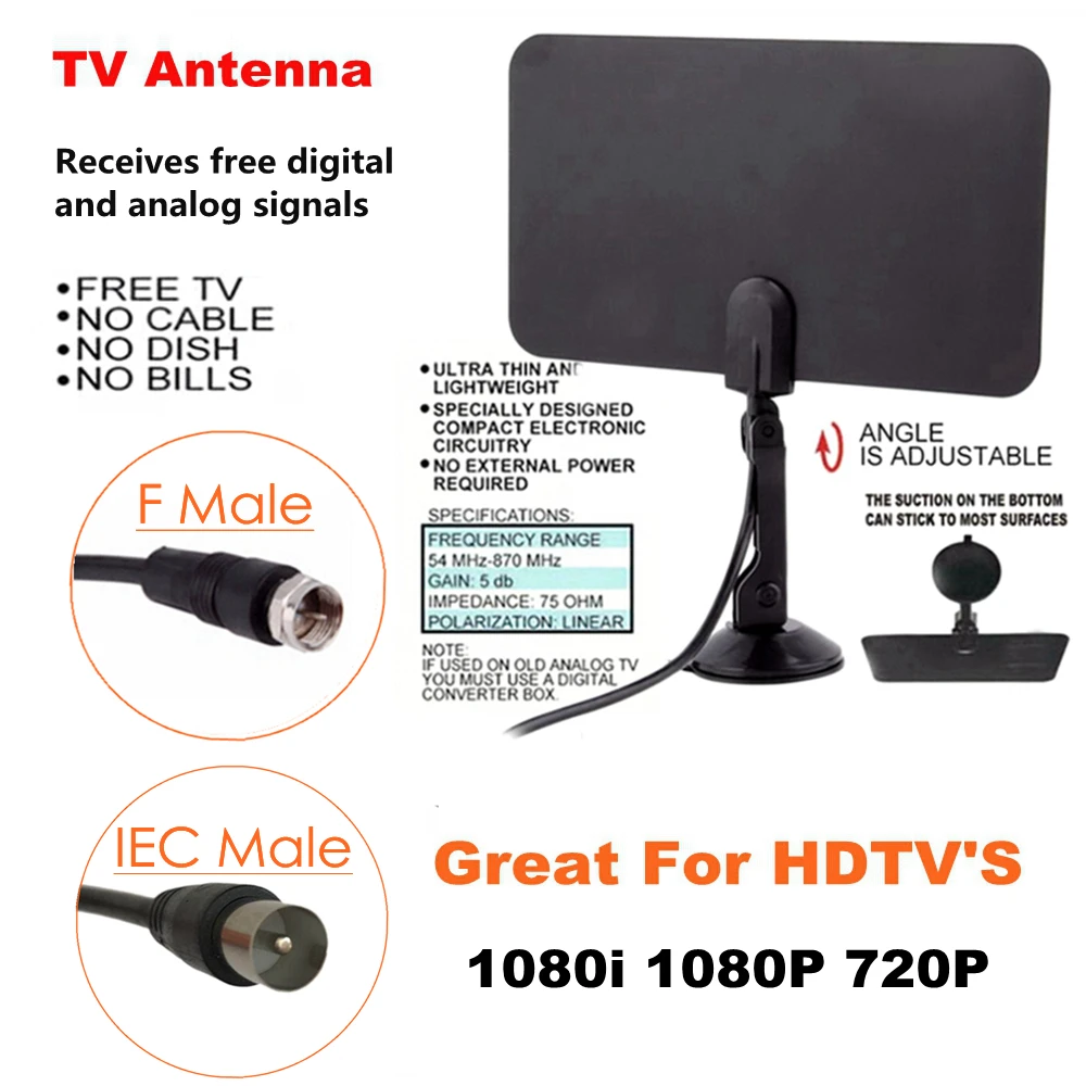 Цифровой аналоговый усилитель сигнала DVB T ТВ Fox HD D антенна телевизионная с
