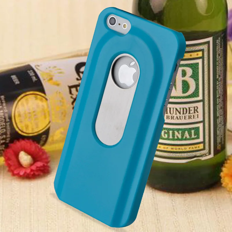 Beers Bottle Opener Hard Case for iPhone 5 5S SE 6 6S 7 8 Aluminum Back Cover Metal With Inner Stainless Steel New Arrival |