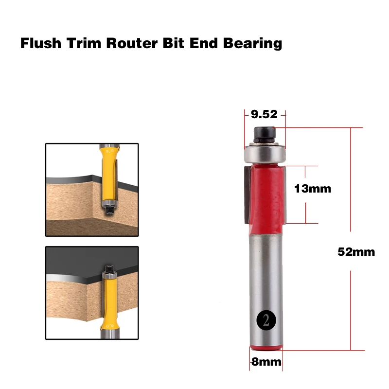 Фото Концевой подшипник для фрезы 8 ХВОСТОВИКОВ 1 шт. деревообработки router bit trim router Концевой подшипник для фрезы 8 ХВОСТОВИКОВ 1 шт. деревообработки router bit trim router