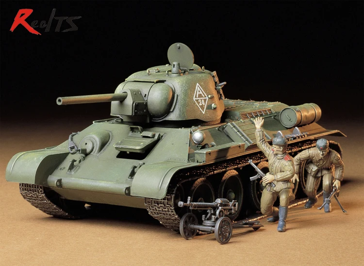 Тамия 1/35 Танк 35149 русский T34 76 пластиковая сборка модель комплект масштаб Модель