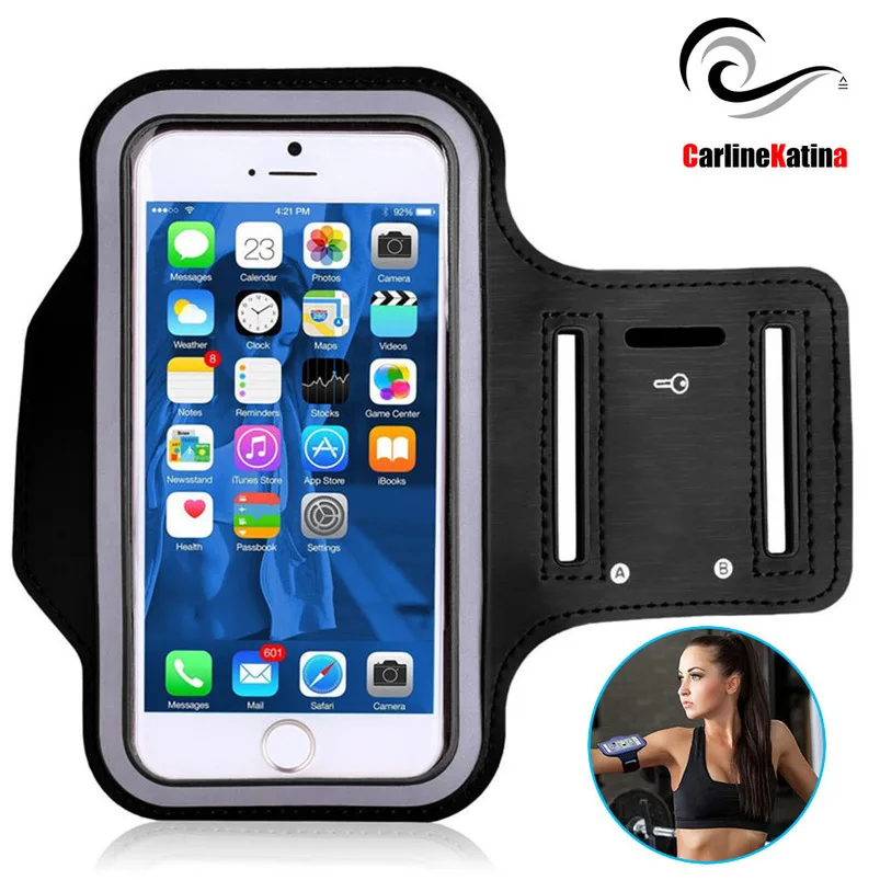 BLACK Armband Waterproof Gym Run for Huawei P30 P20 Lite Mate 30 Pro 10 P10 P9 P Smart Nova4 for Honor 20i 10i Arm Band Bag Case