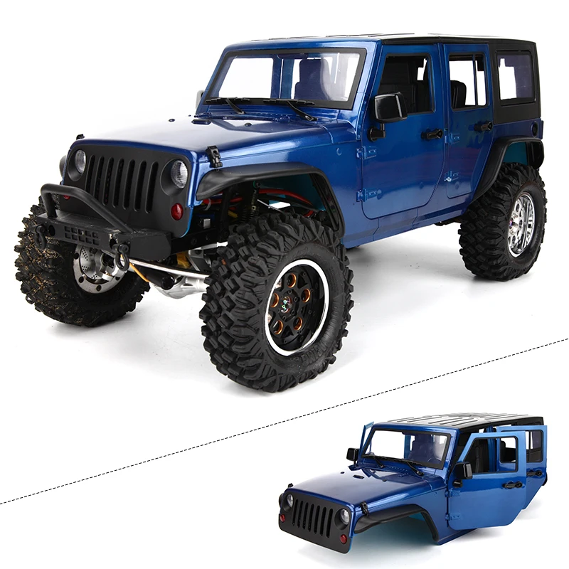 Несобранный корпус автомобиля с колесной базой 12 3 дюйма 313 мм для 1/10 Rc Crawler Jeep Cherokee