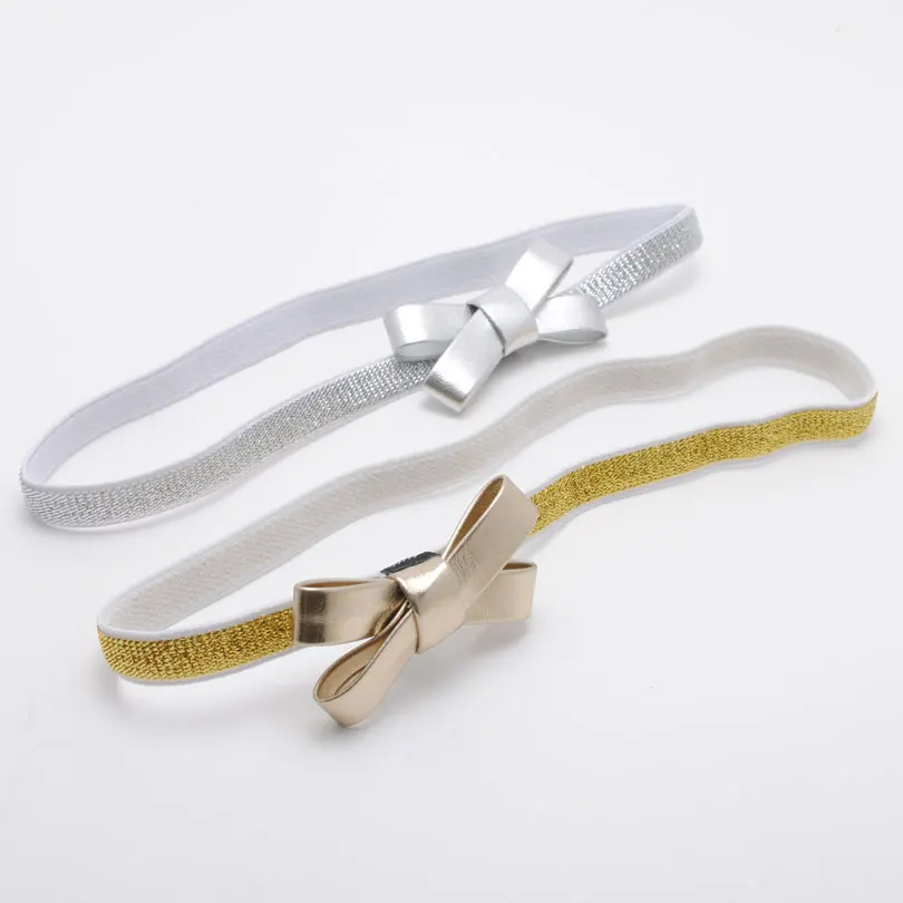 1 шт. заколки для волос из искусственной кожи с бантом |