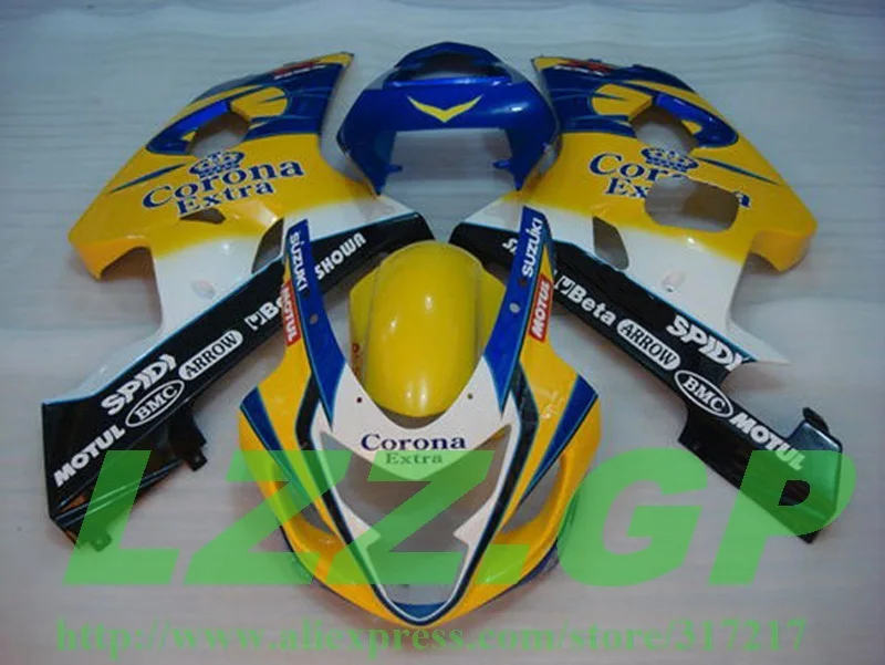 

Injection Fairing kit for SUZUKI GSXR600 750 04 05 GSXR600 750 2004 2005 Yellow Black Corona GSXR600 GSXR750 04 05 GSXR600 750 K