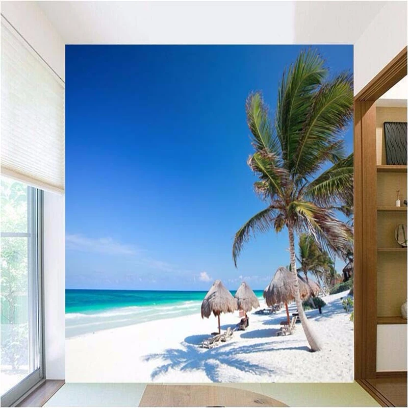 Обои для фотосъемки 3d картина HD морская спальня Фреска летняя гостиная полы