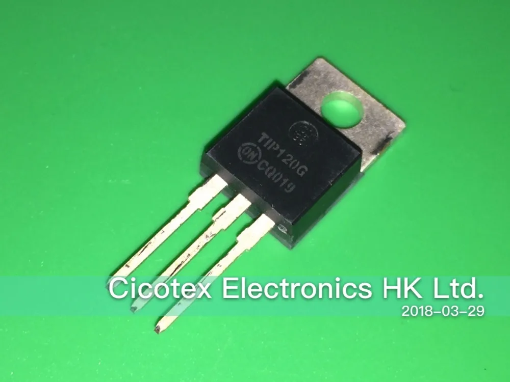 10 шт./лот TIP120G TO-220AB TRANS NPN DARL 60V 5A TO220AB TIP120