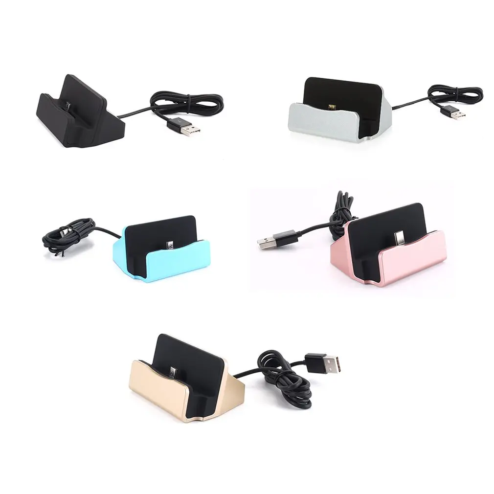 Portable Size Charging Base Dock Station Cable Sync Cradle Charger For Android Type C Samsung Stand Holder | Электроника