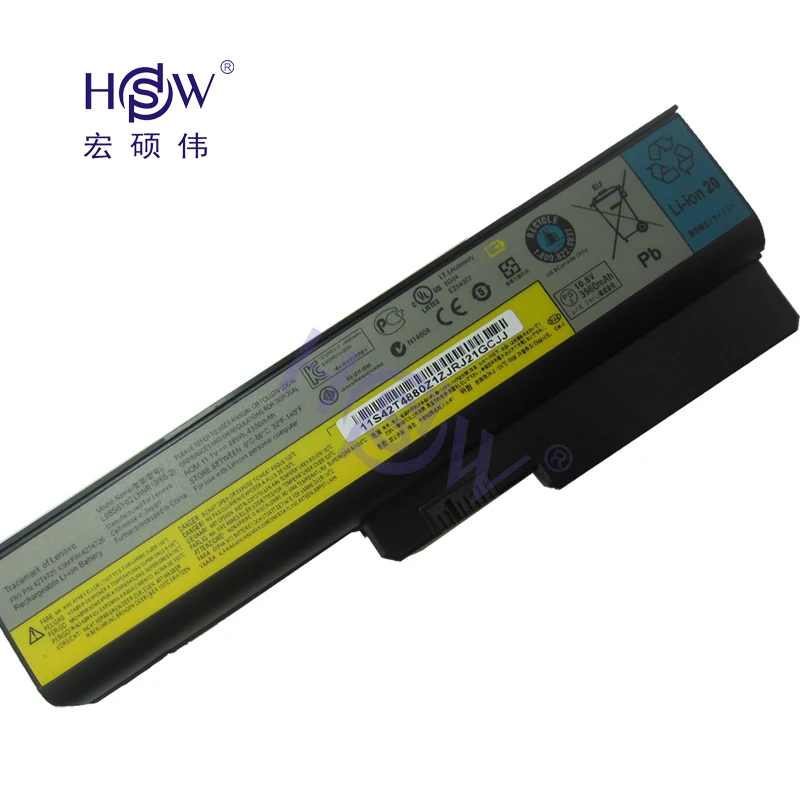 HSW Аккумуляторы для lenovo G550 G430 G450 G530 N500 Z360 L06L6Y02 L08L6C02 L08O6C02 L08S6C02 L08S6Y02 51J0226 57Y6266 |