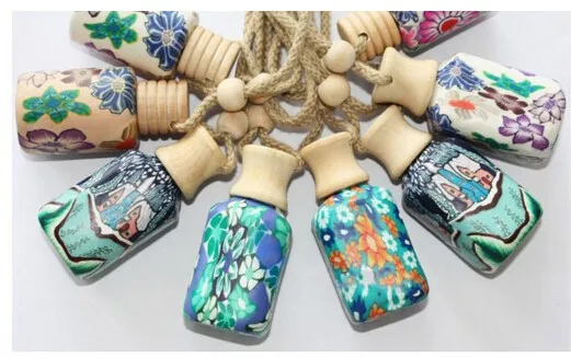 Винтажная эссенция из полимерной глины флакон для духов пустая бутылка 15 мл