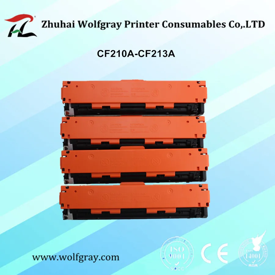 Совместимый тонер картридж 131A 210a CF210A CF211A CF212A CF213A для HP LJ PRO 200 M251n/M251nwLJ MFP M276n/M276nw|toner