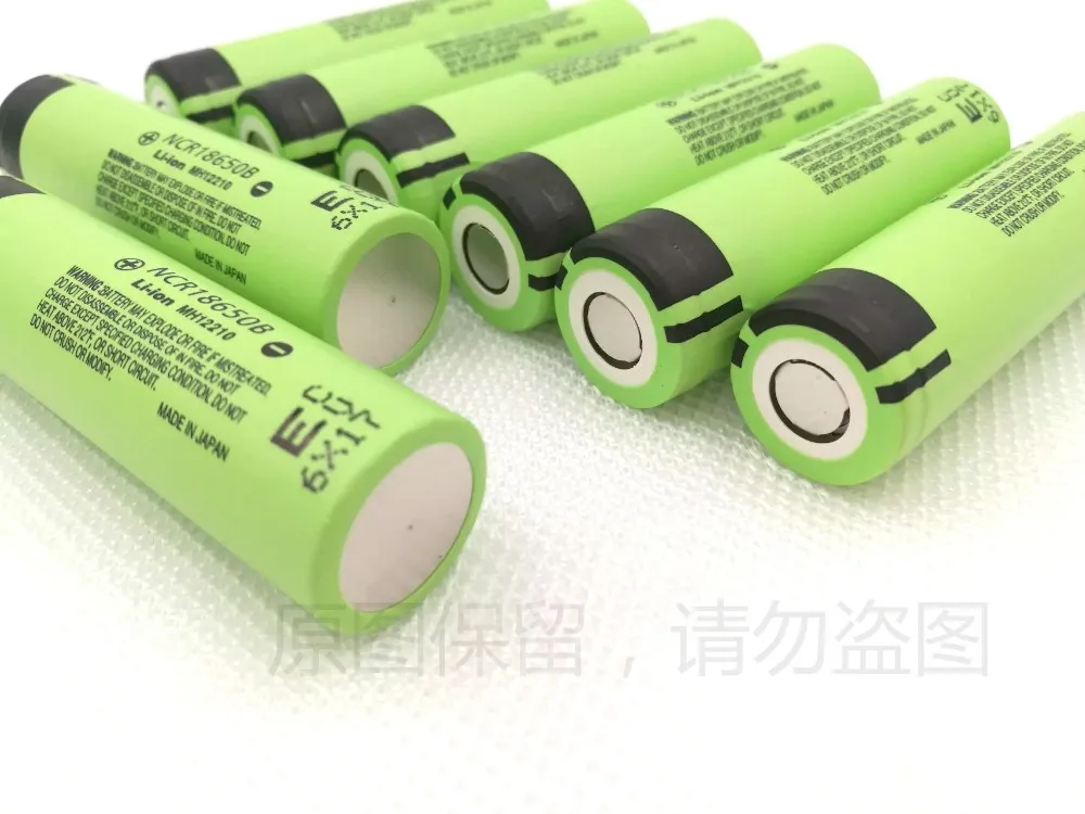 10PCS/lot 100% New Original NCR18650B 3.7 V 3400 mAh 18650 Lithium Rechargeable Battery For Panasonic batteries + Free shipping |