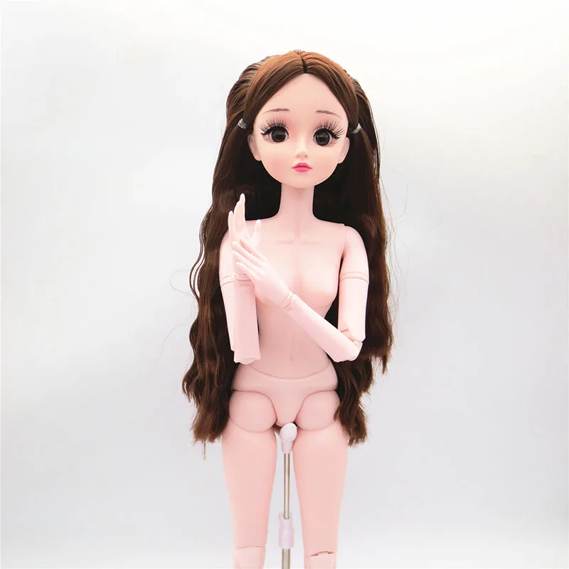 Куклы BJD 1/3, обнаженные куклы, 60 см/22 дюйма, 17 суставов, куклы BJD, парики для макияжа, обувь ручной работы, модные куклы BJD для девочек, подарки