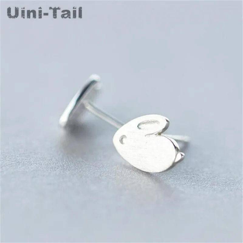 Uini Tail хит Стерлинговое Серебро 925 пробы корейская мода милые серьги с кроликом