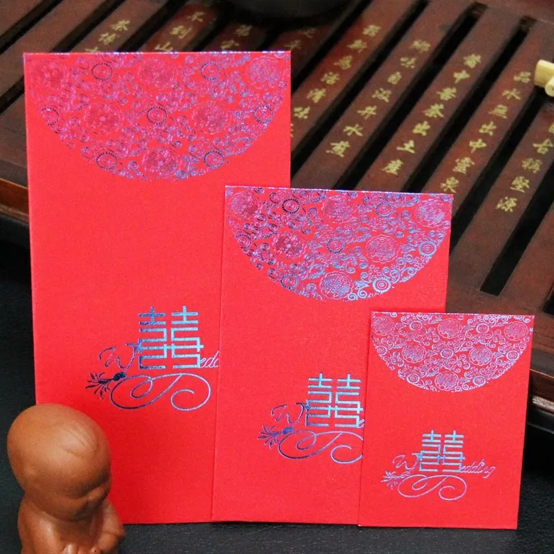 40 шт. китайский новый год традиционный двойное счастье свадебные красные