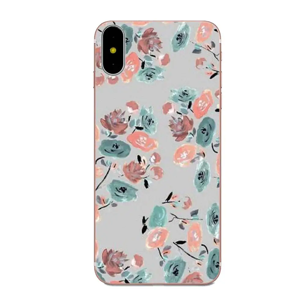 For Huawei P8 P9 P10 P20 P30 Mate 7 8 9 10 20 Lite Plus Pro 2017 Soft Fashion Mobile Phone Marble And Flowers Floral | Мобильные