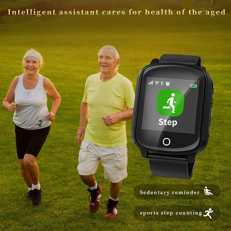 Водонепроницаемый смарт-браслет с GPS-трекером для пожилых людей определение