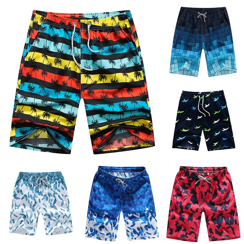 

MoneRffi Mens Swimwear Quick Dry Short Pant 4XL Summer Unisex Surf Sports Beach Board Trunks Loose Cotton Plus Size Pant Trouser