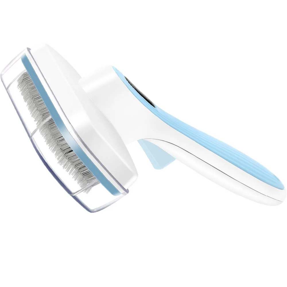 

Dog Brush Cat Brush Self Cleaning Dog Slicker Brush Easy to Clean Pet Grooming Brushes Shedding Grooming Tools PB039