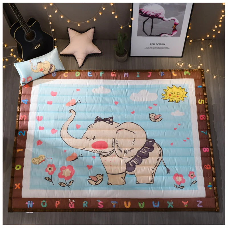 Kawaii Мультфильм детские игровые коврики детский коврик детское ползающее одеяло