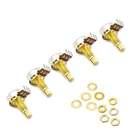 5 шт. A500K потенциометр, комбинированный горшок, бас-эффект для электрогитары, усилитель тона громкости, 18 мм, части вала золотистого цвета