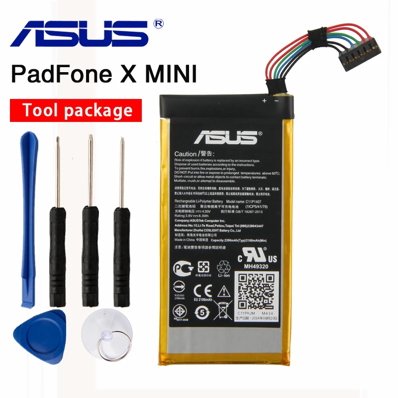 Оригинальный аккумулятор ASUS C11P1407 для PadFone X Mini Station S416|Аккумуляторы мобильных