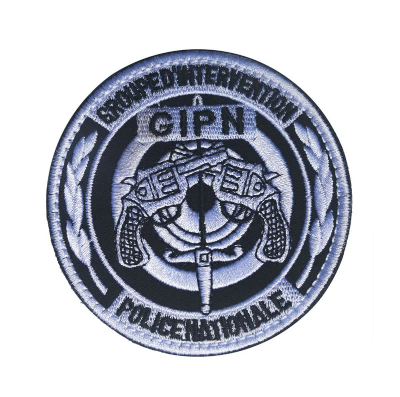 Вышивка Французский Gipn NOUVELLE CALEDONIE патчи военный крюк назад тактическая повязка