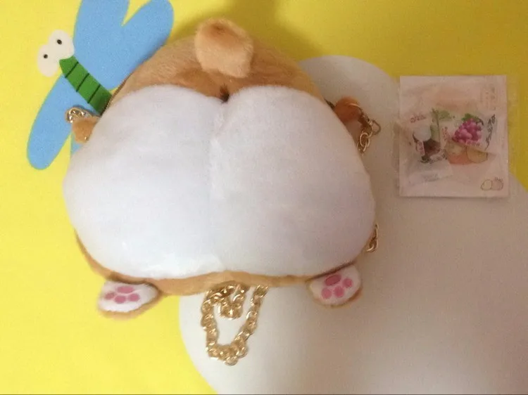 MSMO Chibi Corgi Butt сумка через плечо маленькая милая собака плюшевая сумка через плечо креативный Рождественский подарок для детей для девочек